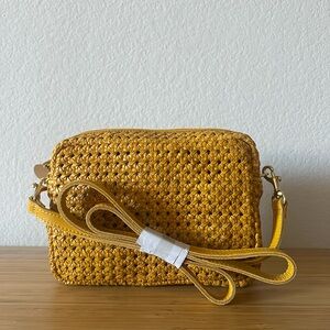 Clare V. Marigold Rattan Midi Sac NWOT
